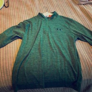 Under Armour men’s Large Green running Quarter-Zip